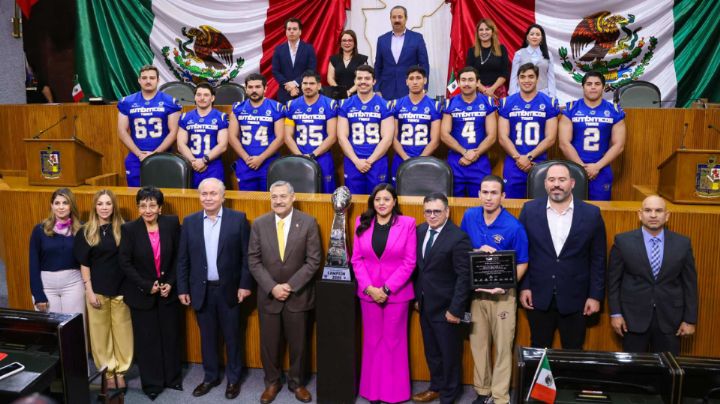 Congreso de Nuevo León reconoce a Auténticos Tigres tras campeonato de ONEFA 2025