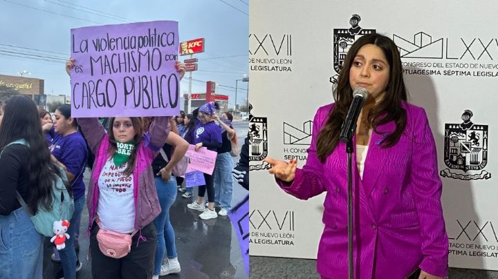 Diputada de Morena denuncia violencia política en marcha del 8M