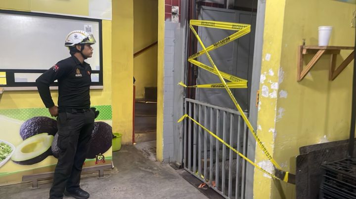 Trabajador pierde oreja tras colapso de elevador en Central de Abastos de San Nicolás