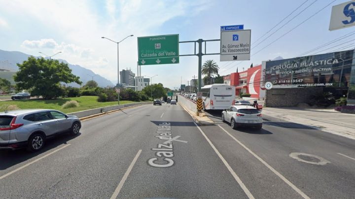 Anuncian cierre nocturno en Calzada del Valle hacia Vasconcelos