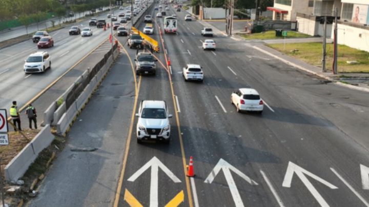 Programan carriles de contraflujo en la Carretera Nacional; ¿Cuáles son y en qué horario operarán?