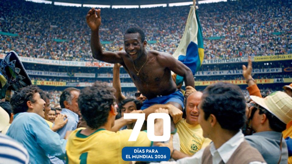 A 70 días del Mundial 2026: México 70 fue el primer Mundial transmitido por televisión a color