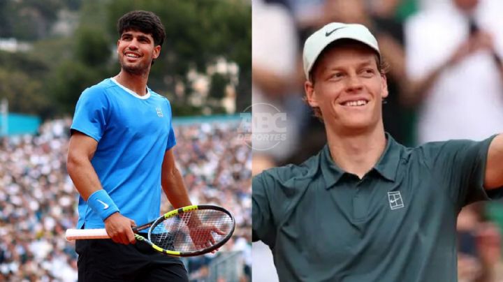 Alcaraz y Sinner definirán el título del Masters 1000 de Montecarlo y el número uno del mundo
