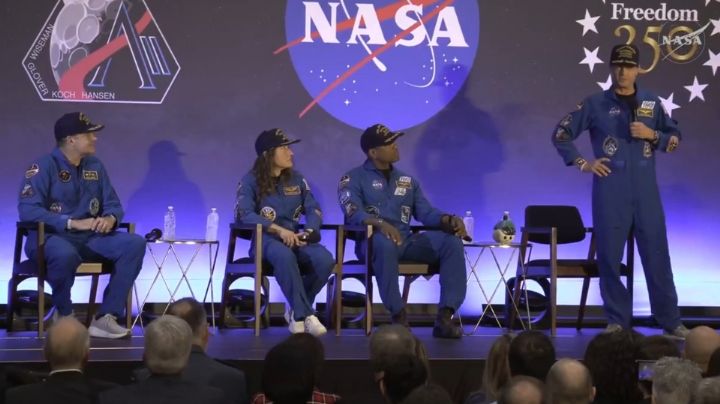 Dan astronautas de Artemis II primeras declaraciones tras misión lunar