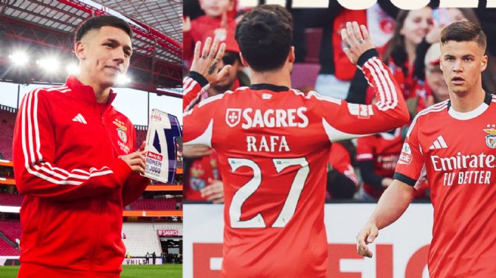 Prestianni brilla con dos asistencias en la victoria del Benfica ante Nacional