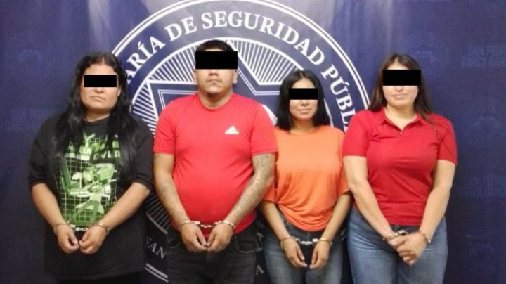 Detiene a cuatro personas vinculadas al robo de comercio en San Pedro