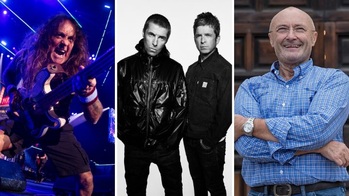 Oasis, Iron Maiden y Phil Collins ingresan al Salón de la Fama del Rock