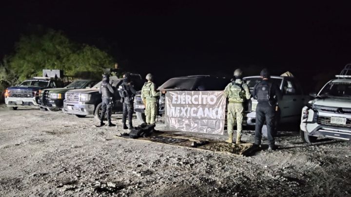 Ejército asegura arsenal y 3 vehículos en brecha de Mier y Noriega