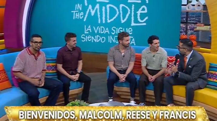 Actores de 'Malcolm el de en medio' visitan programa 'Venga la Alegría'