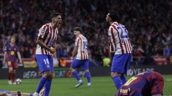 Atlético de Madrid evita remontada de Barcelona y clasifica a Semifinales de Champions