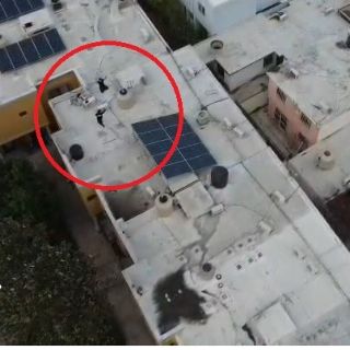 Detienen a hombre en Monterrey tras huir por azoteas en Hacienda Santa Clara