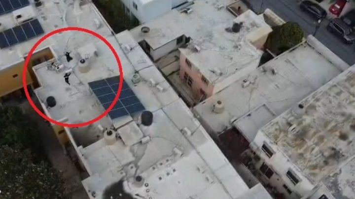 Detienen a hombre en Monterrey tras huir por azoteas en Hacienda Santa Clara