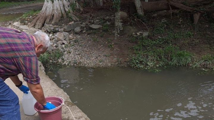 Contaminan con aguas residuales arroyo Los Ébanos en Allende