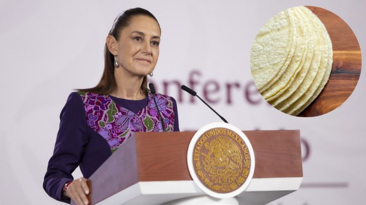 Claudia Sheinbaum acepta 'ligero aumento' en el precio de la tortilla