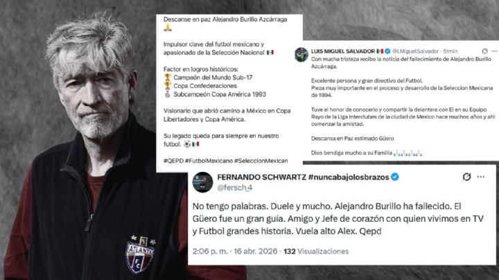 Personalidades del futbol mexicano despiden a Alejandro Burillo tras su muerte