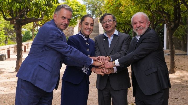 ‘¡Viva América Latina!’: comparte Sheinbaum foto con líderes de Latam