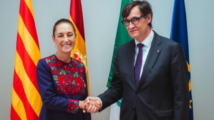 Sheinbaum aborda vínculos entre Cataluña y México en Barcelona