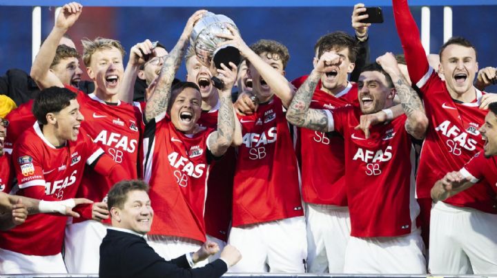 Mateo Chávez gana la Copa de Países Bajos con AZ Alkmaar