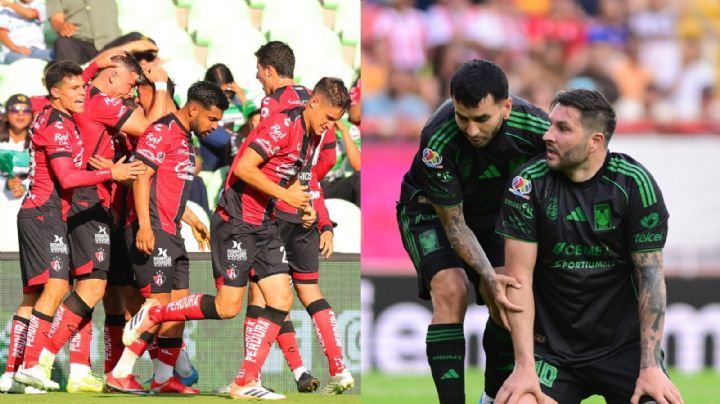 Atlas baja a Tigres de zona de Liguilla; el miércoles tendrán duelo directo