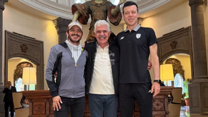 'Tuca' y Damián visitan a Esteban Solari tras triunfo de Pachuca ante Rayados