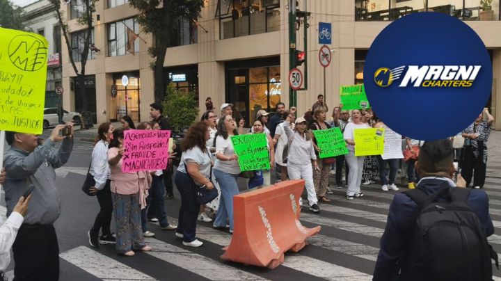 ‘No dan la cara’: Agencias de viajes protestan contra Magnicharters