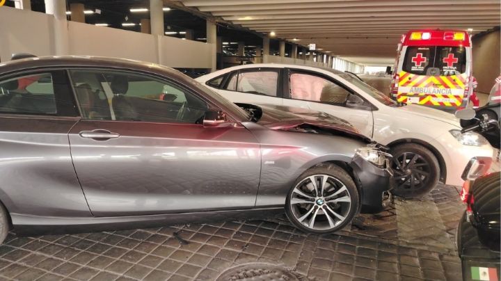 Choque en centro de Monterrey deja a una persona lesionada
