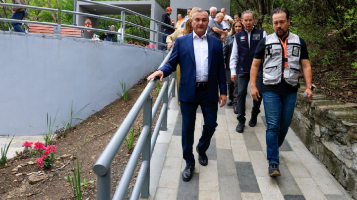 Inaugura Guadalupe primera etapa de rehabilitación en el acceso al Cerro de la Silla