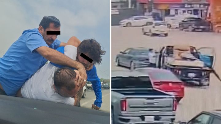 ¿Quién fue el culpable? Revelan video de accidente previo a pelea en la Carretera Nacional