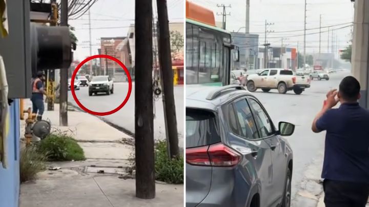 Surge video inédito previo a persecución que dejó un detenido en Monterrey