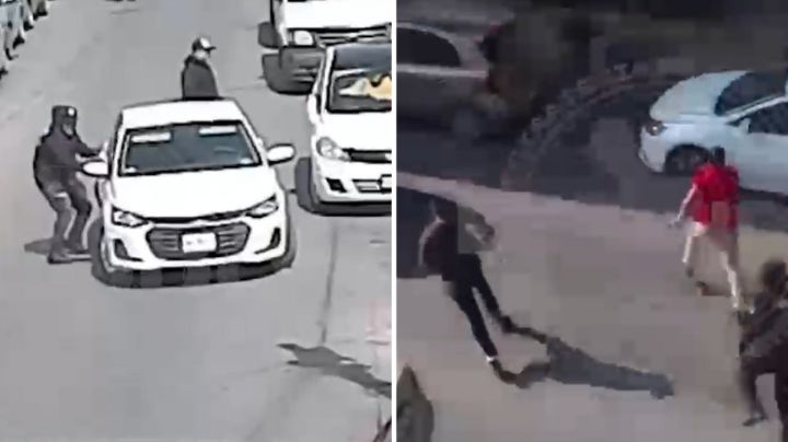 Así fue la persecución por el centro de Monterrey donde detuvieron a dos