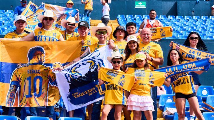 Afición de Tigres prepara homenaje con banderas para Gignac al minuto 10 contra Mazatlán