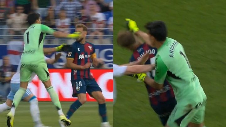 Video: Esteban Andrada, ex portero de Rayados, da puñetazo en el rostro a rival tras ser expulsado