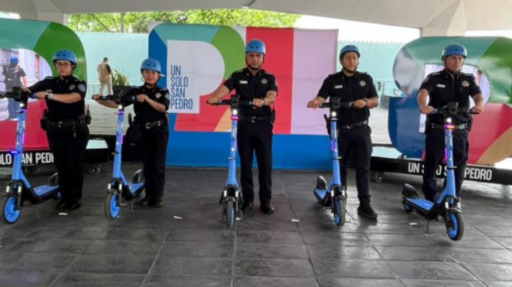 Llegan scooters eléctricos a San Pedro para policías y peatones