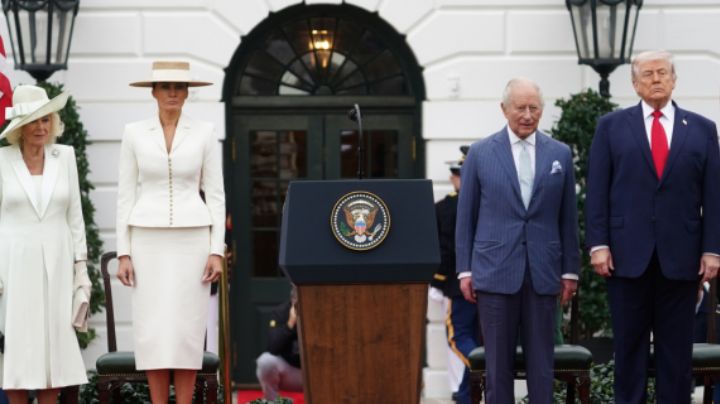Trump recibe al Rey Carlos y a Camila en la Casa Blanca