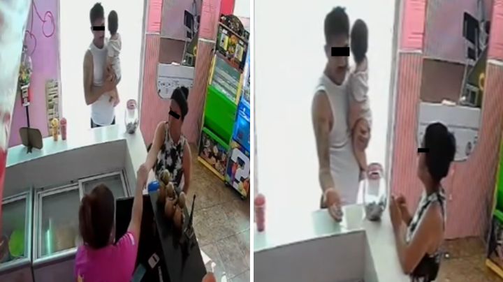 ¿Lord Centavos? Cliente rechaza ‘tostones’ y tira el cambio en snack de Guadalupe