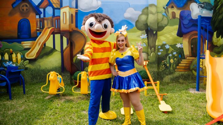 ¡Nueva aventura! Bely y Beto inauguran patio de juegos por el Día del Niño en Monterrey