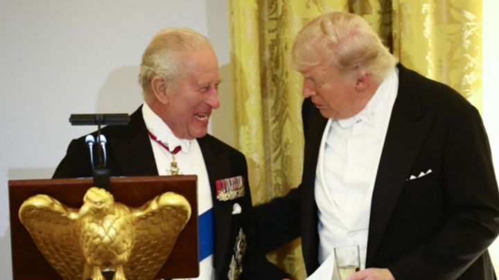 'De no ser por nosotros, hablarían francés'; dice el Rey Carlos III a Trump en visita a EU