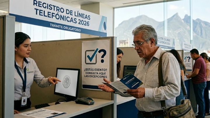 ¿No quieres registrar tu línea? Estas son las personas que están exentas del trámite