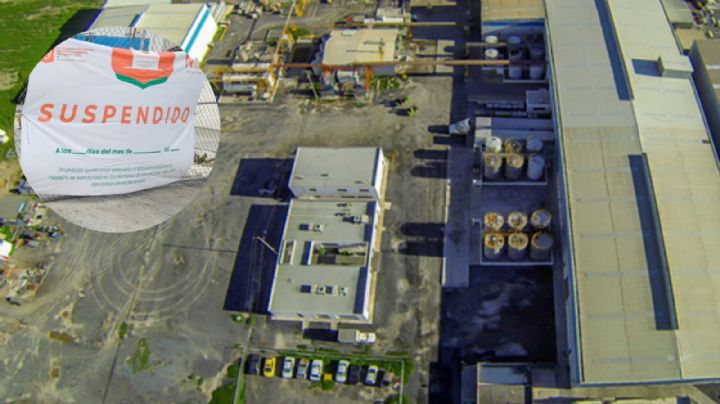 Autoridades clausuran nuevamente empresa en García, NL por violación de sellos y emisiones químicas