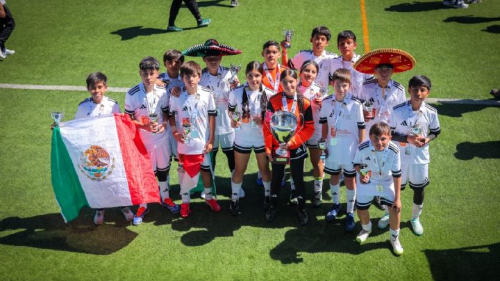 Niñas y niños de Nuevo León se coronan campeones en torneo internacional en Madrid