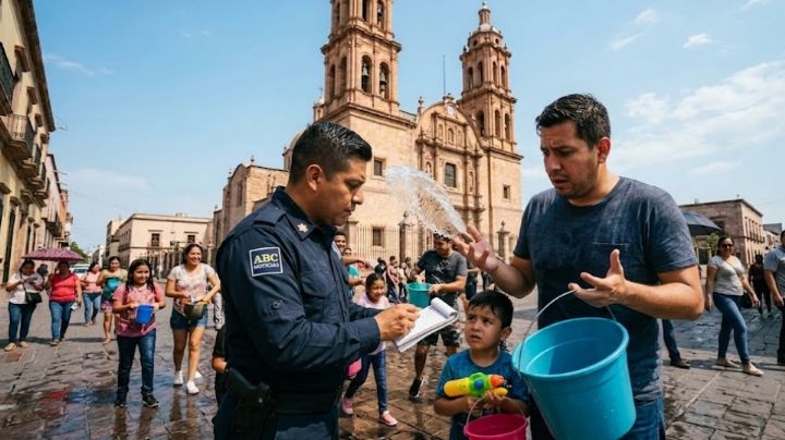 Multas de hasta 2 mil pesos por tirar agua este Sábado de Gloria en Monterrey