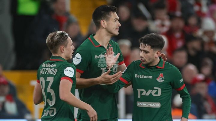 Marca César Montes su segundo gol consecutivo con el Lokomotiv Moscú en Rusia