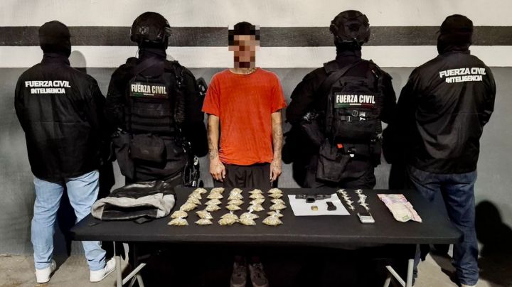 Detienen a menor de 17 años con arma de fuego en El Carmen