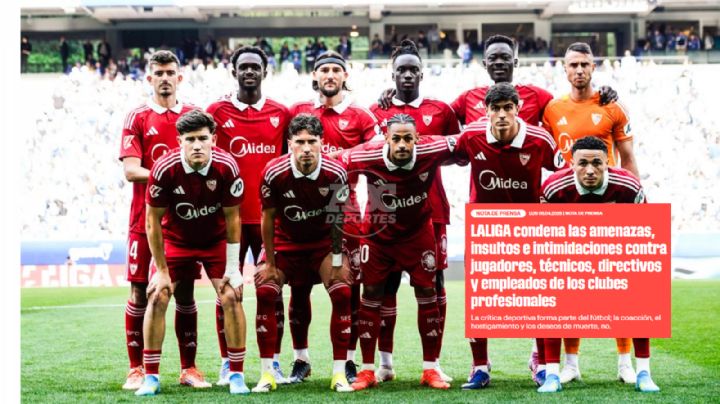 LaLiga condena los insultos y amenazas al Sevilla tras su derrota
