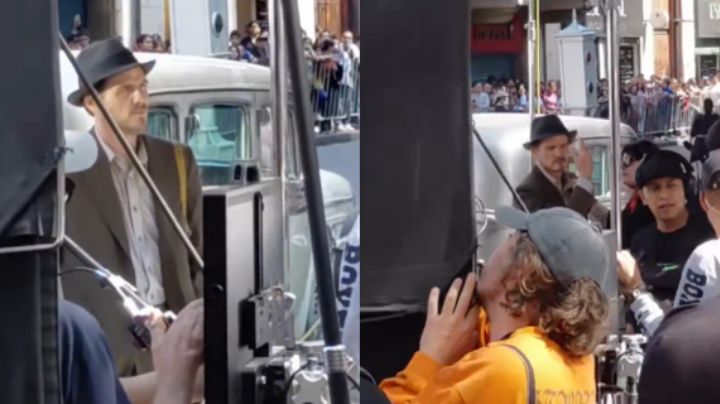 Pedro Pascal cautiva con grabaciones de 'De Noche' en el centro histórico de la CDMX