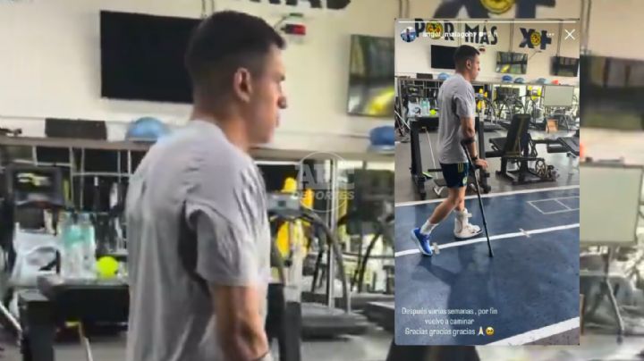 VIDEO | Luis Ángel Malagón da primeros pasos tras lesión en el tendón de Aquiles