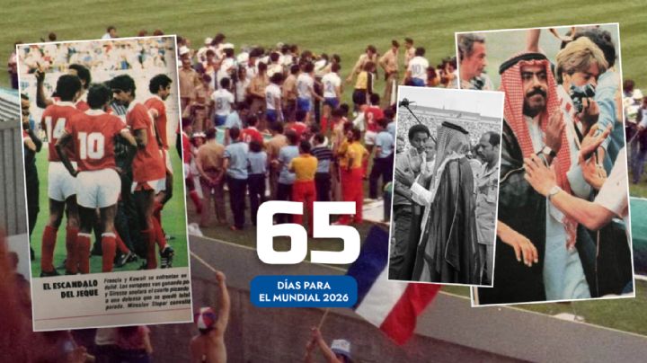 A 65 días del Mundial 2026: Cuando un Jeque de Kuwait invadió la cancha en el Mundial España 82