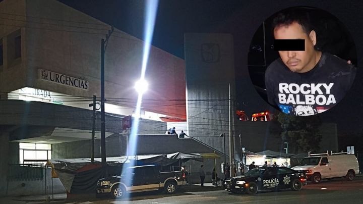 Hombre acuchilla a su padre afuera de hospital del IMSS en Monterrey