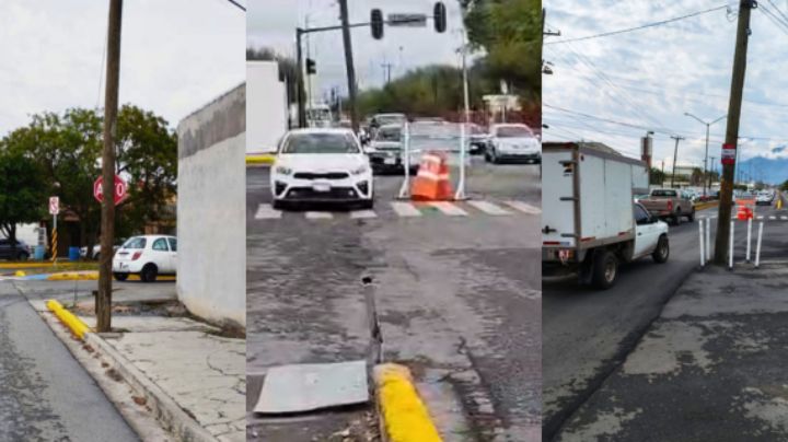 Entregan obra vial con fallas y riesgos en San Nicolás