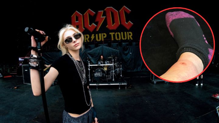 Taylor Momsen fue mordida por araña antes de abrir concierto de AC/DC en México